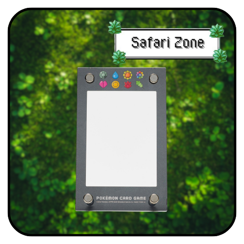 Pokemon Kanto Gym Badge Card Frame Acrylic