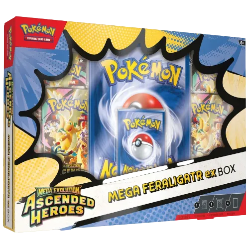 Pokemon TCG - Ascended Heroes Collection Box - Mega Feraligatr ex
