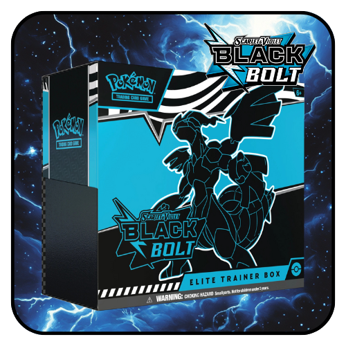 Pokemon TCG: Scarlet & Violet Black Bolt SV10.5 Elite Trainer Box