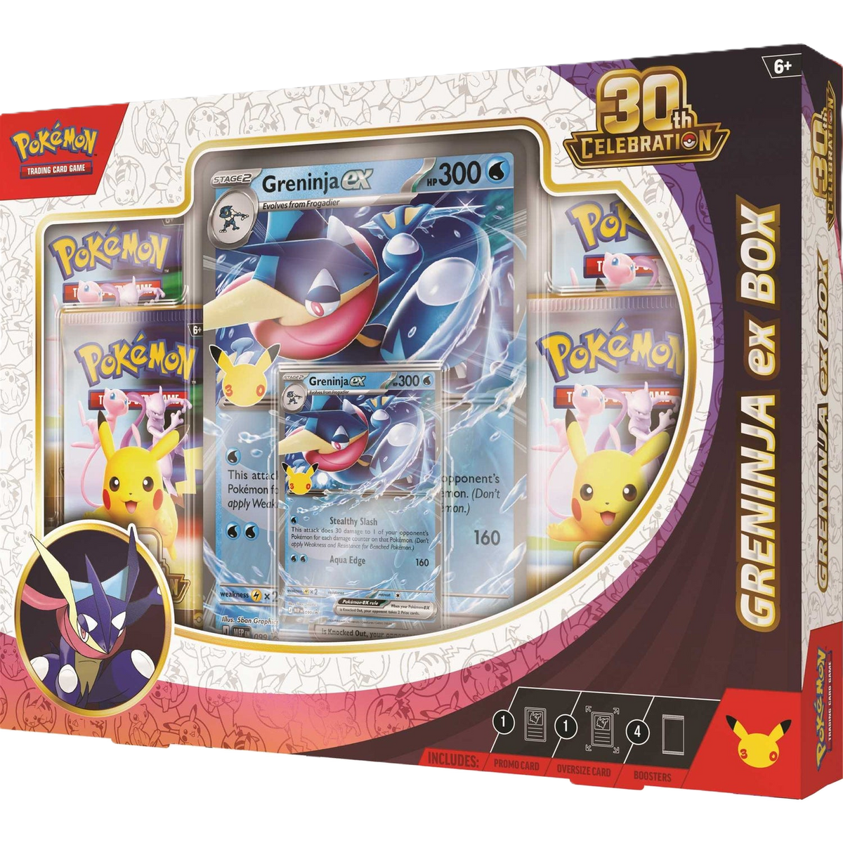 Pokémon TCG: 30th Celebration - Greninja ex Collection Box