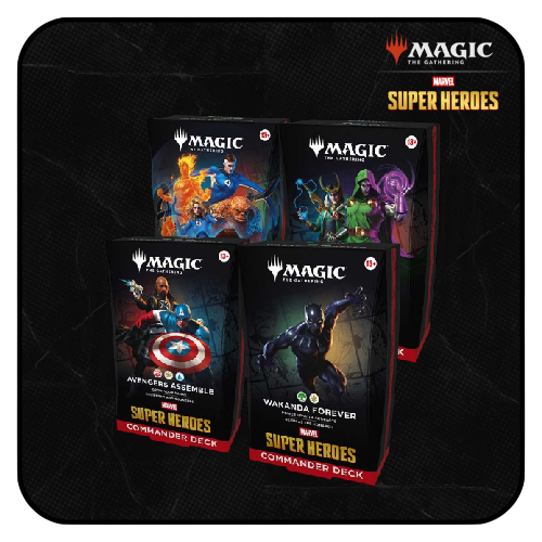 MTG: Marvel Super Heroes Commander Deck (4 Set) **PRESALE**