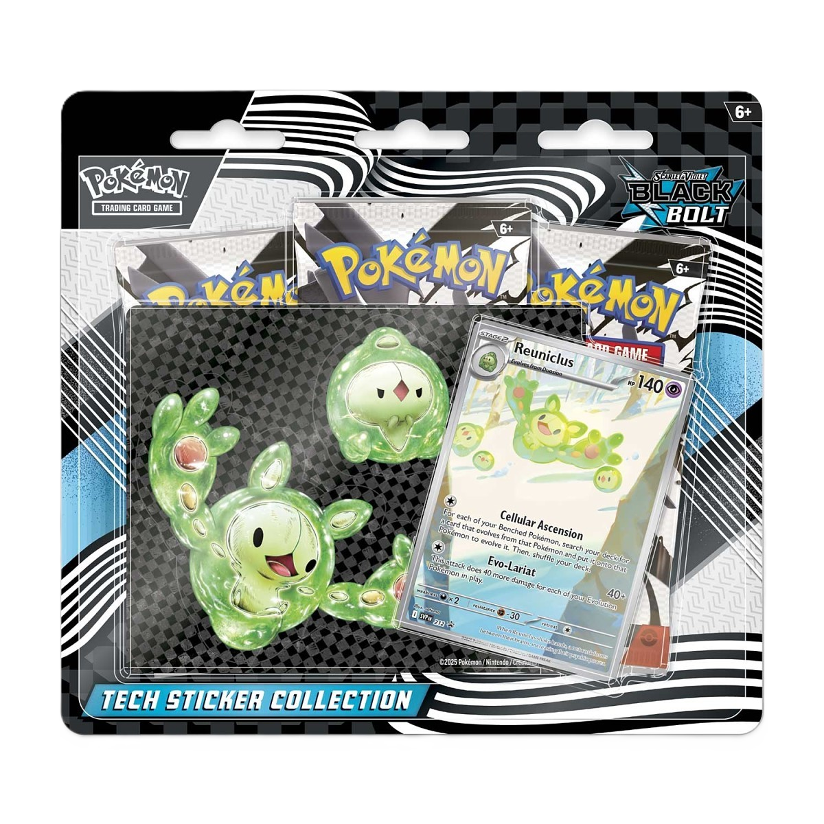 Pokémon TCG: Scarlet & Violet-Black Bolt Tech Sticker Collection