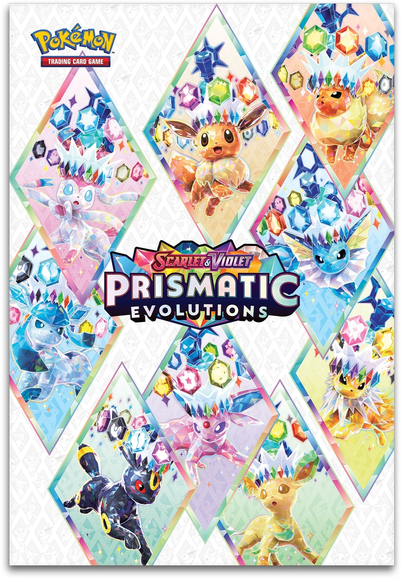 Pokemon Scarlet and Violet Prismatic Evolutions Poster Collection