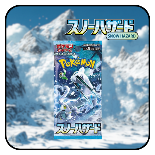 Pokemon TCG Snow Hazard Japanese Booster Pack sv2P