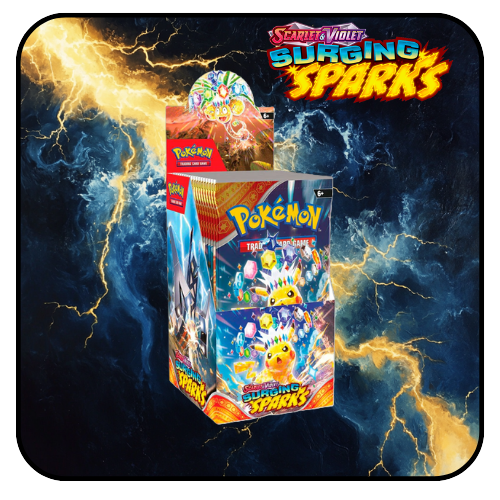 Pokemon TCG: Scarlet & Violet Surging Sparks Half Booster Box (18 Packs)