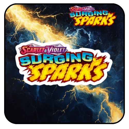 Surging Sparks Binder Sticker 2.5x5cm