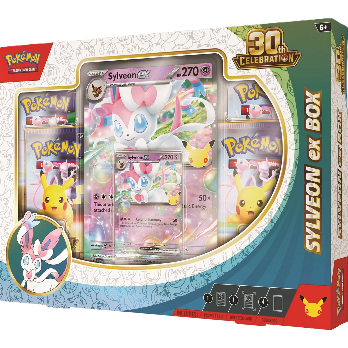 Pokémon TCG: 30th Celebration - Sylveon ex Collection Box