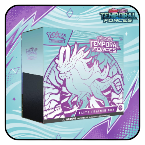Pokemon TCG: Scarlet & Violet Temporal Forces Elite Trainer Box (Blue)