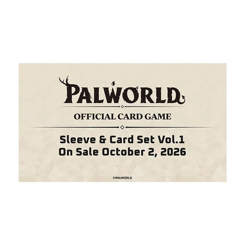 Palworld OFFICIAL CARD GAME - Sleeve & Card Set Vol.1