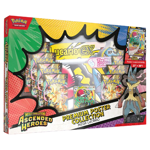 Pokemon TCG: Ascended Heroes Premium Poster Collection - Mega Lucario