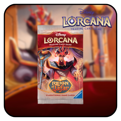 Disney Lorcana Trading Card Game: Reign of Jafar Booster Pack Safari Zone Disney Lorcana Trading Card Game: Reign of Jafar Booster Pack Safari Zone