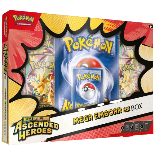 Pokemon TCG - Ascended Heroes Collection Box - Mega Emboar ex
