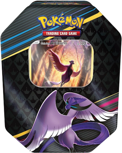 Pokemon TCG: SWSH Crown Zenith Tin - Articuno (4 Packs)