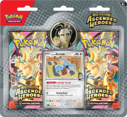Pokemon TCG: Mega Evolution Ascended Heroes 2-Pack Blister [Larry]