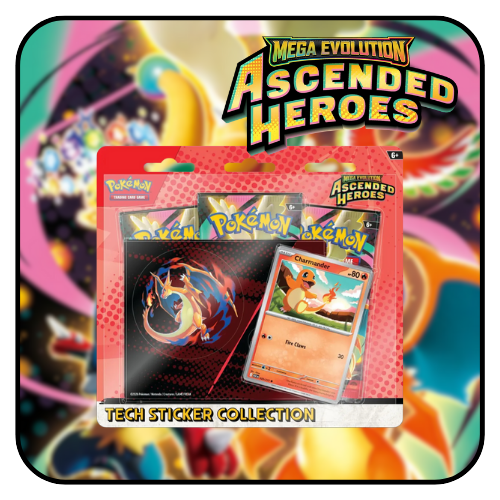 Pokemon TCG: Ascended Heroes Tech Sticker Collection Blister (Charmander)