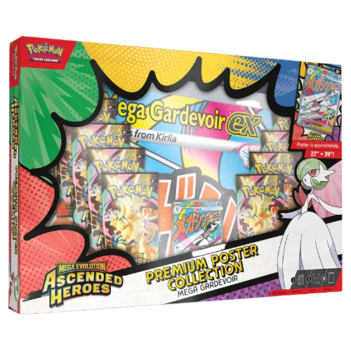 Pokemon TCG: Ascended Heroes Premium Poster Collection - Mega Gardevoir