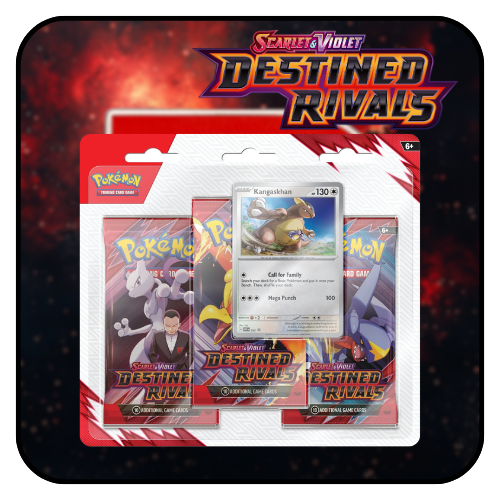 Pokemon TCG: Scarlet & Violet Destined Rivals 3 Pack Blister Kangaskhan sv10