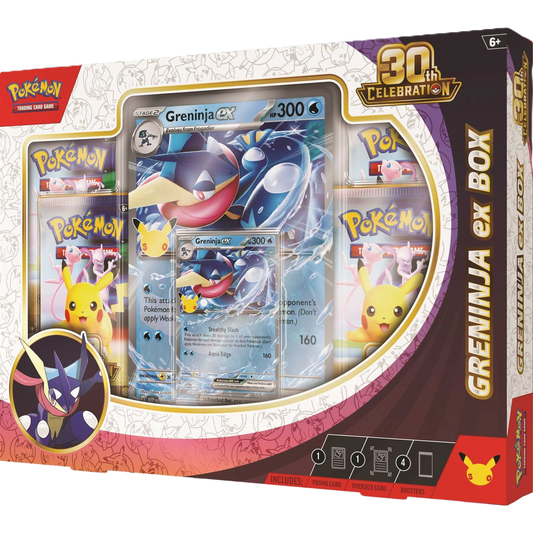 Pokémon TCG: 30th Celebration - Greninja ex Collection Box