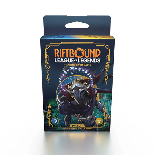 Riftbound: League of Legends TCG - Set 1 -Origins Champion Deck - Viktor Display