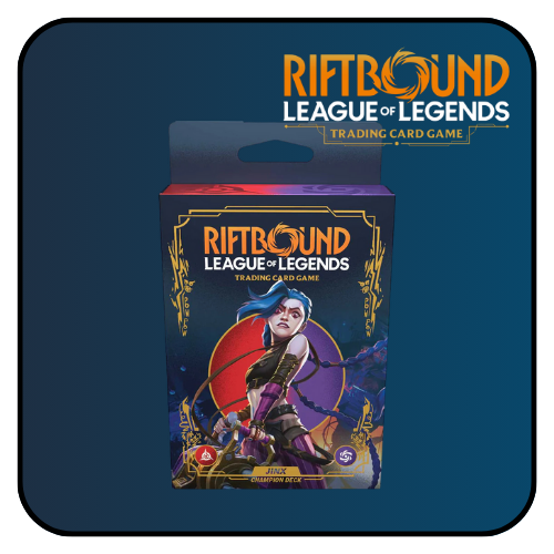 Riftbound: League of Legends TCG - Set 1 -Origins Champion Deck - Jinx Display