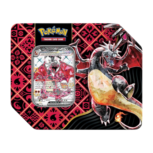 Pokemon TCG: Paldean Fates Tin - Charizard (5 Packs)