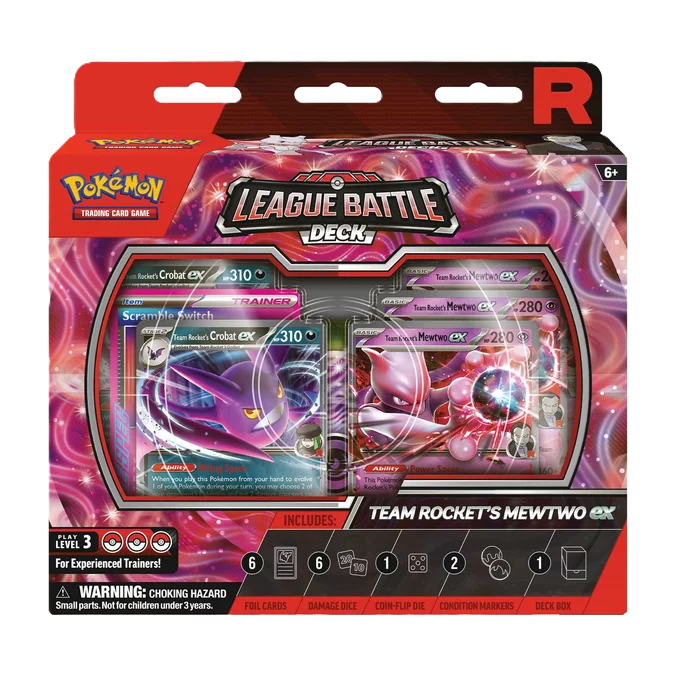 Pokemon TCG: Team Rocket's Mewtwo ex League Battle Deck