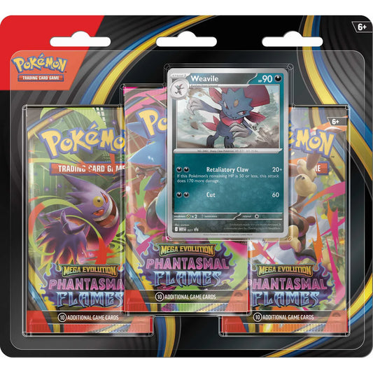 Pokemon TCG: Phantasmal Flames Triple Blister (Random)
