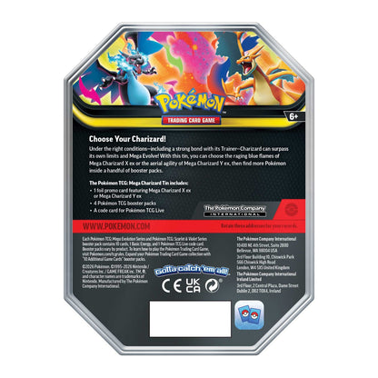 Pokemon TCG: Mega Charizard ex Tin (X)