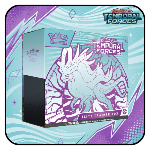 Pokemon TCG: Scarlet & Violet Temporal Forces Elite Trainer Box (Blue)