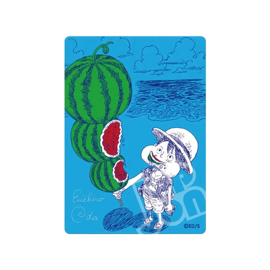 One Piece Natsukomi 2026 – Monkey D. Luffy Meta Kira Promotional Card